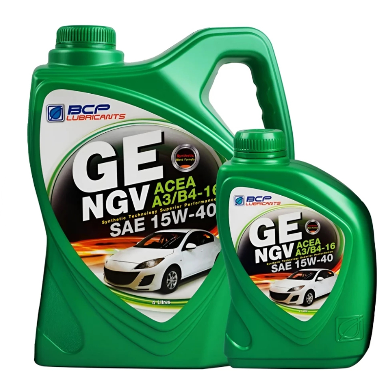 น้ำมันเครื่อง BCP บางจาก จีอี GE NGV 15W-40
