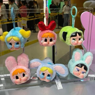 โปรป้ายยาลดแรง​ พวงกุญแจห้อยกระเป๋า​ครายเบบี้​PPG พวงกุญแจการ์ตูน
