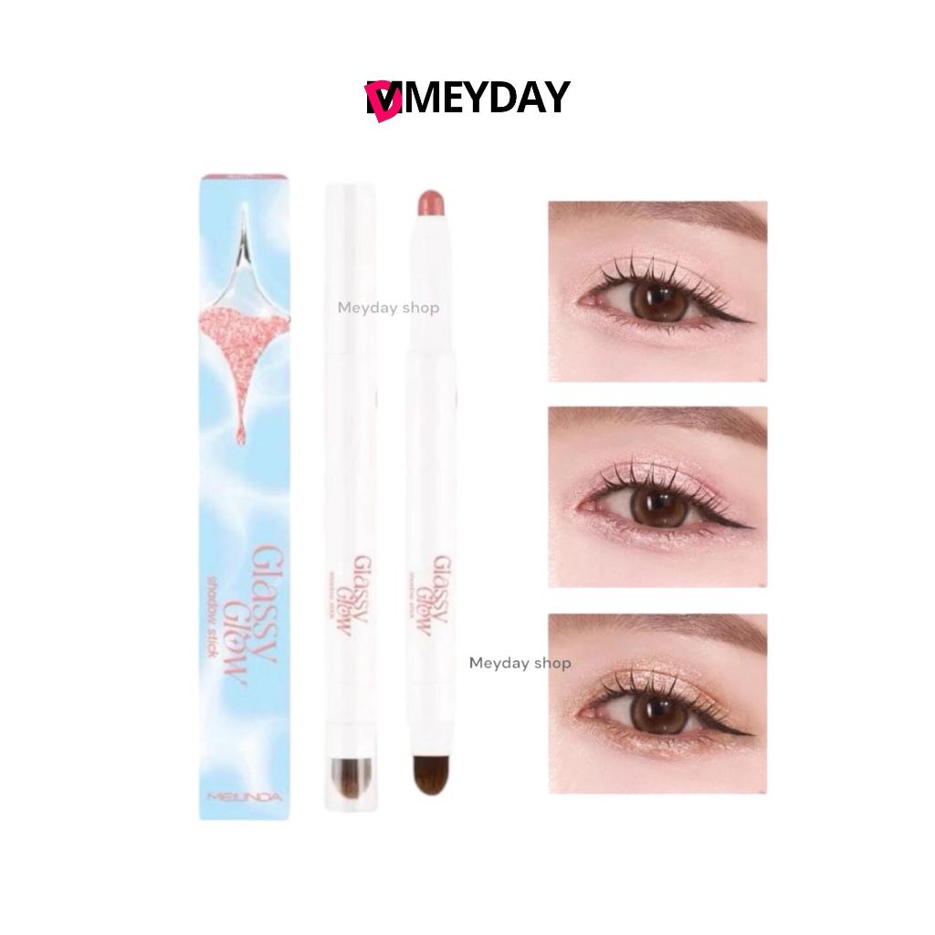 (MC 3132) เม ลินดา กลาสซี่ โกลว์ ชาโดว์ สติ๊ก MEILINDA Glassy Glow Shadow Stick 1.5g