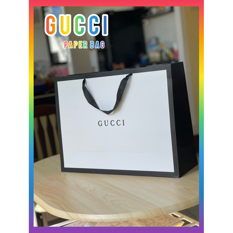 ถุงกระดาษแบรนด์gucci กุชชี่ขนาดเล็ก/กลาง/ใหญ่ ถุงของขวัญ