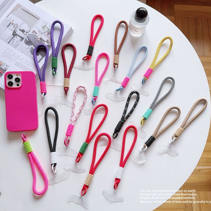 [Free Shipping]เคสโทรศัพท์มือถือ ป้องกันการสูญหาย แบบพกพา หลากสี สไตล์มินิมอล สําหรับเด็กผู้หญิง
