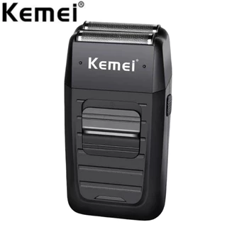Kemei เครื่องโกนหนวดเคราแบบชาร์จไร้สายสําหรับผู้ชาย Km-1102