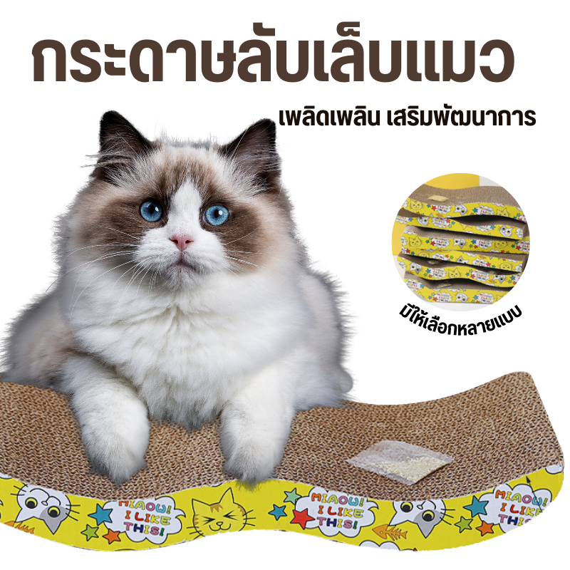 ที่ลับเล็บแมว กระดานลับเล็บแมว,สำหรับน้องเหมียวแข็งแรงทนทาน แถมฟรีแคทนิปน้องเหมียวชอบๆ พร้อมส่ง