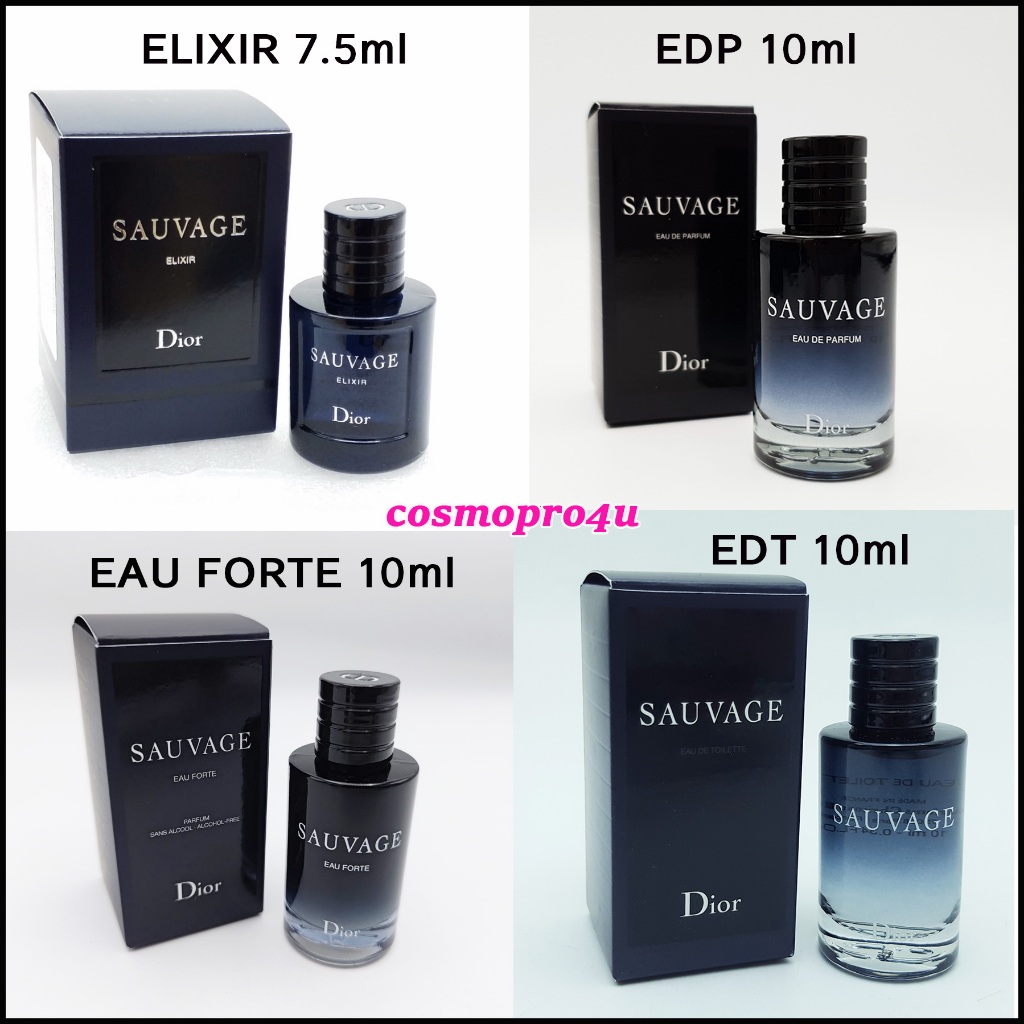 (มีตัวเลือก) น้ำหอม Dior SAUVAGE ขนาดทดลอง (มินิ) หัวแต้ม มีฉลากไทย ดิออร์โซวาจ ผู้ชาย