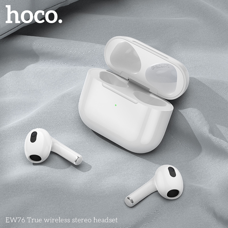 HOCO EW76 หูฟังบลูทูธไร้สาย True wirelees stereo headset BT เวอร์ชั่น 5.4 มีไมโครโฟน ใช้ได้กับทุกรุ่น