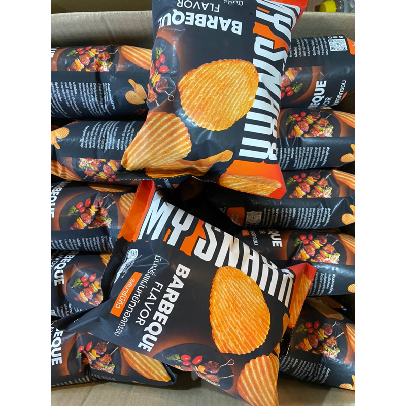 MY SNAXX มันฝรั่ง MY MATE NATE! บาร์บีคิว ( 5 ซอง )