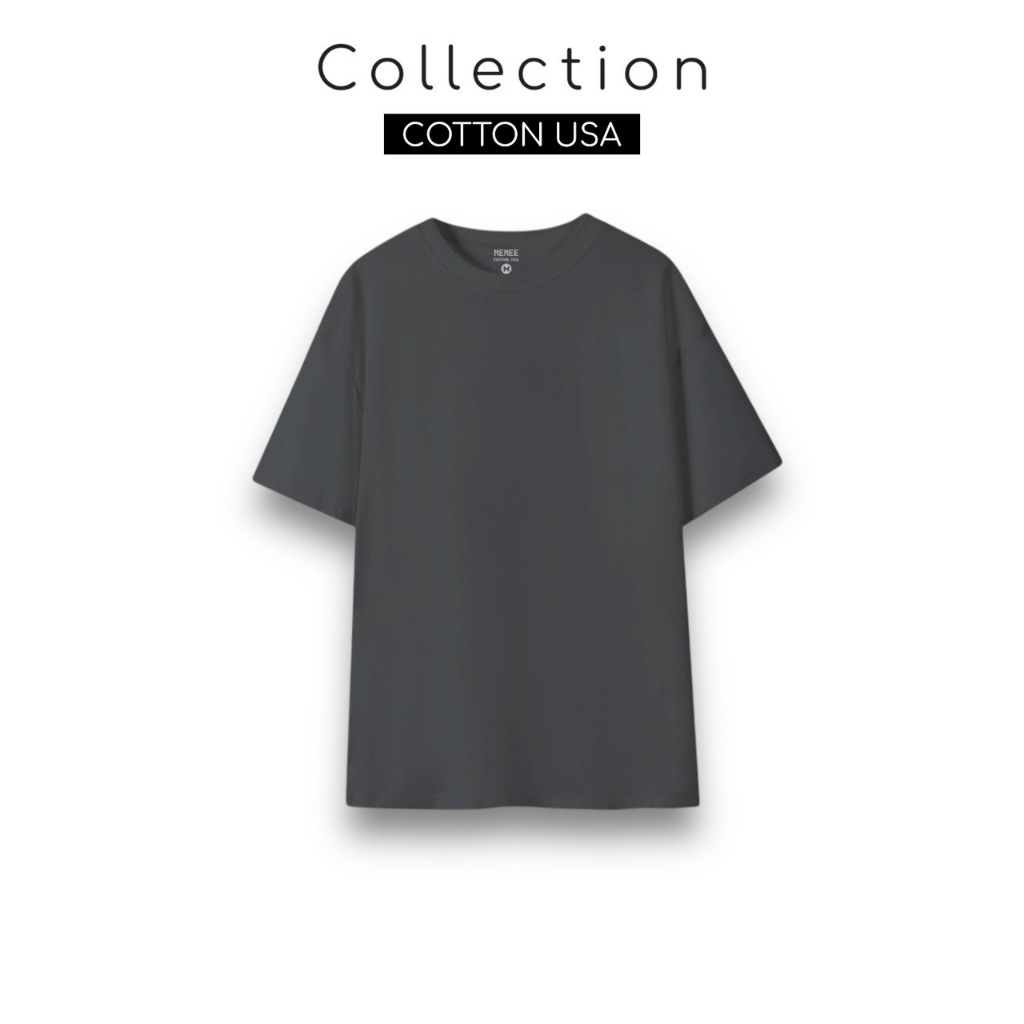 (มาแรง) MEMEE ⚡️COTTON USA ผ้าหนานิ่ม S-3XL (สีพื้นไม่มีลาย ทรงตรง) รูปที่ 6