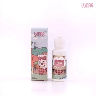[ กด2คู่ รับโปร1แถม1 ] LUNAR - Multi-purpose Solution 60 ml. นํ้ายาแช่คอนแทคเลนส์ สูตรอ่อนโยน