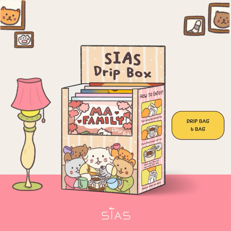 Sias Drip Box : Gift box by Sias Koffee Roaster