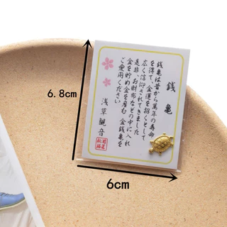 50-100ชิ้นยกแพ็ค เต่าเงิน เต่าทองพร้อมการ์ด พร้อมส่งในไทย