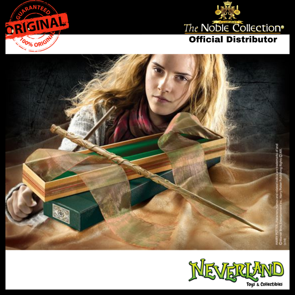 Harry Potter Hermione's Wand with Ollivanders Box Noble Collection ไม้กายสิทธิ์ของฮอร์ไมโอนี่