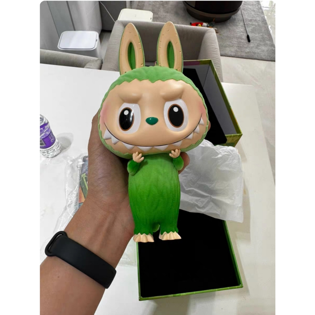 💸 super rich 💸 POPMART ONLY PTS shanghai zimomo fuzzy -moss สีเขียว พรีออเดอร์ ของแท้💯