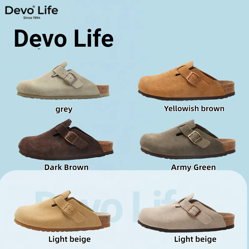 【จัดส่งฟรี ของแท้ 】 Devo Life 115WR03624 grey Yellowish brown Dark Brown Army Green Light beige ทักแชทรับโค้ดส่วนลด