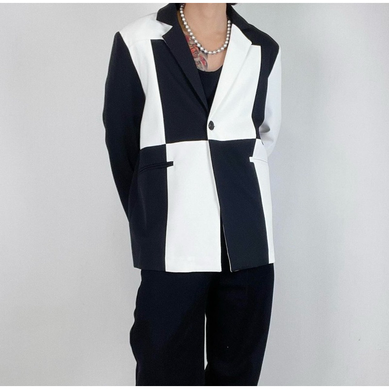 เสื้อสูทชาย Black&White Blazer