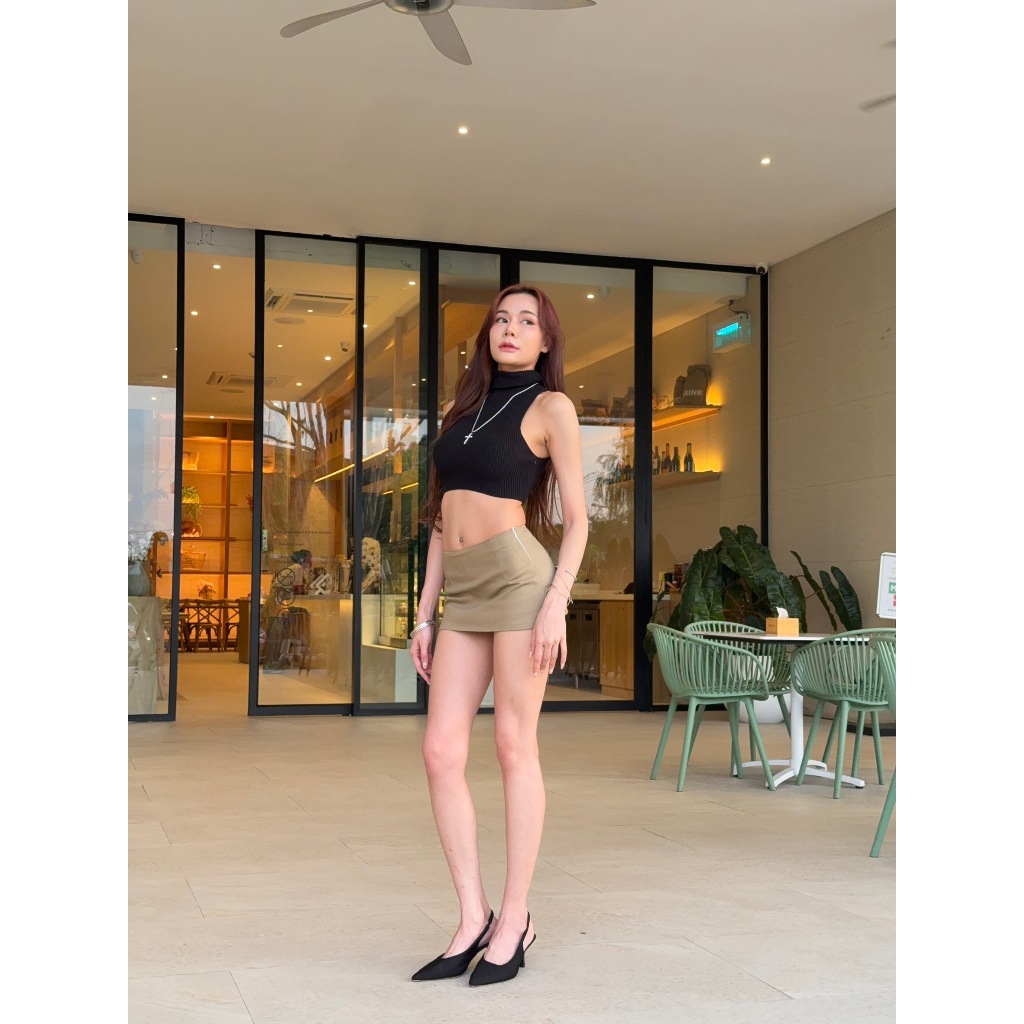 Sassy Skirt กระโปรงเอวต่ำ ลามะ  lama มีซับกางเกงใน ราคา ถูกที่สุด ดีลบีเคเค แกลเลอรีภาพที่ 8
