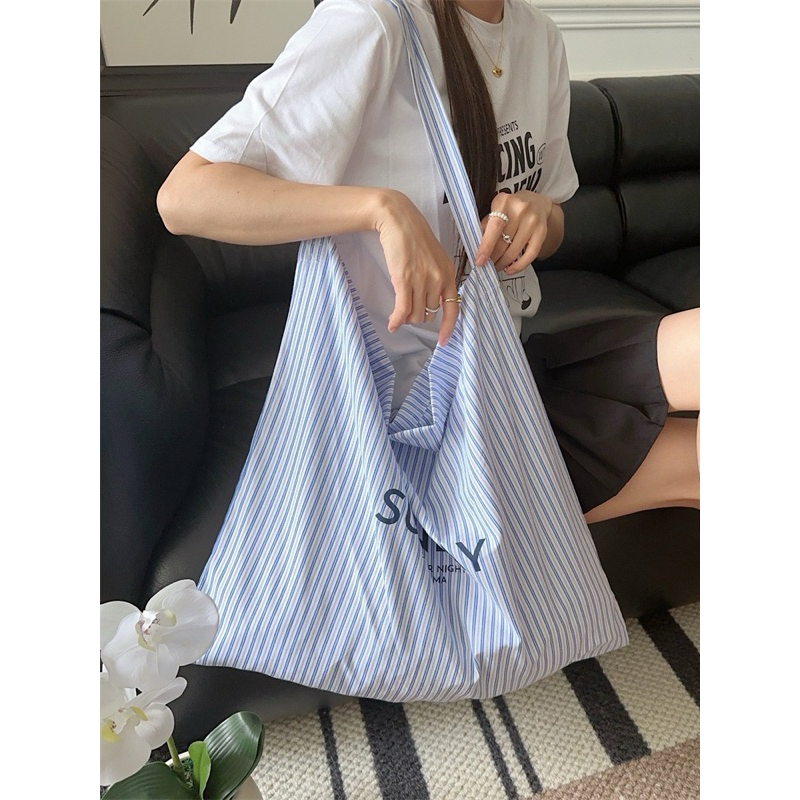 Totebag กระเป๋าผ้าสะพายข้างลายมินิมอล ถุงผ้า กระเป๋า shopping bag ราคา ถูกที่สุด ดีลบีเคเค แกลเลอรีภาพที่ 9