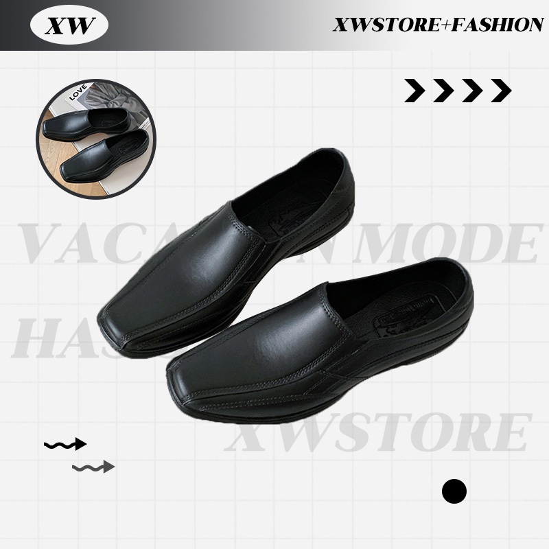 XWshopee พร้อมส่งทุกพื้นที่ รองเท้าคัทชูแฟชั่นสำหรับคุณผู้ชาย ใครชอบงานคัทชูราคาไม่แพงแนะนำเป็นงานรุ่นนี้เลยจ้า วัสดุเป็