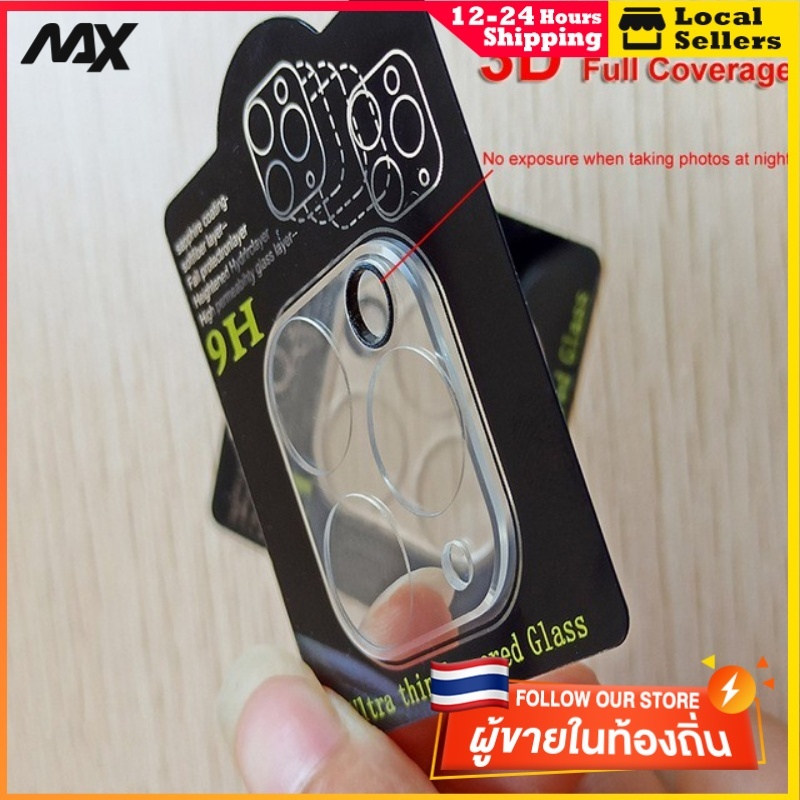 For จอไอโฟน11 ฟิล์มกระจกนิรภัยกันรอยหน้าจอ และเลนส์กล้องด้านหลัง สําหรับ iPhone16 13 15 14 12 Pro Max 12 mini 11 Pro Max