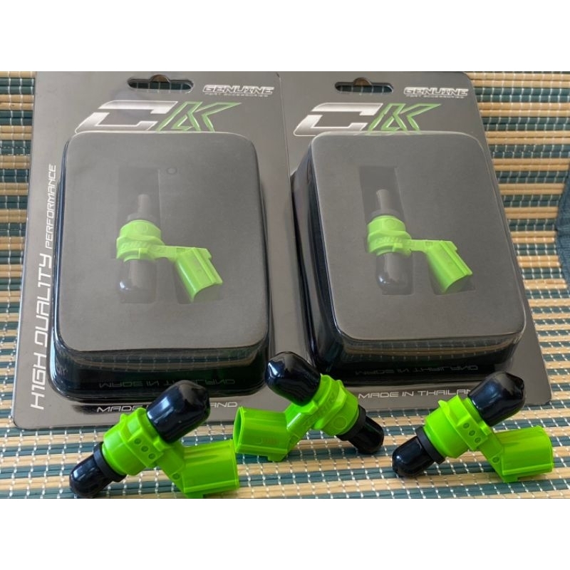 หัวฉีดเขียวตอเล็กเพิ่มที่ล่ะ5cc ตั้งแต่130ccถึง450cc งานCKแท้ สินค้าคุณภาพ