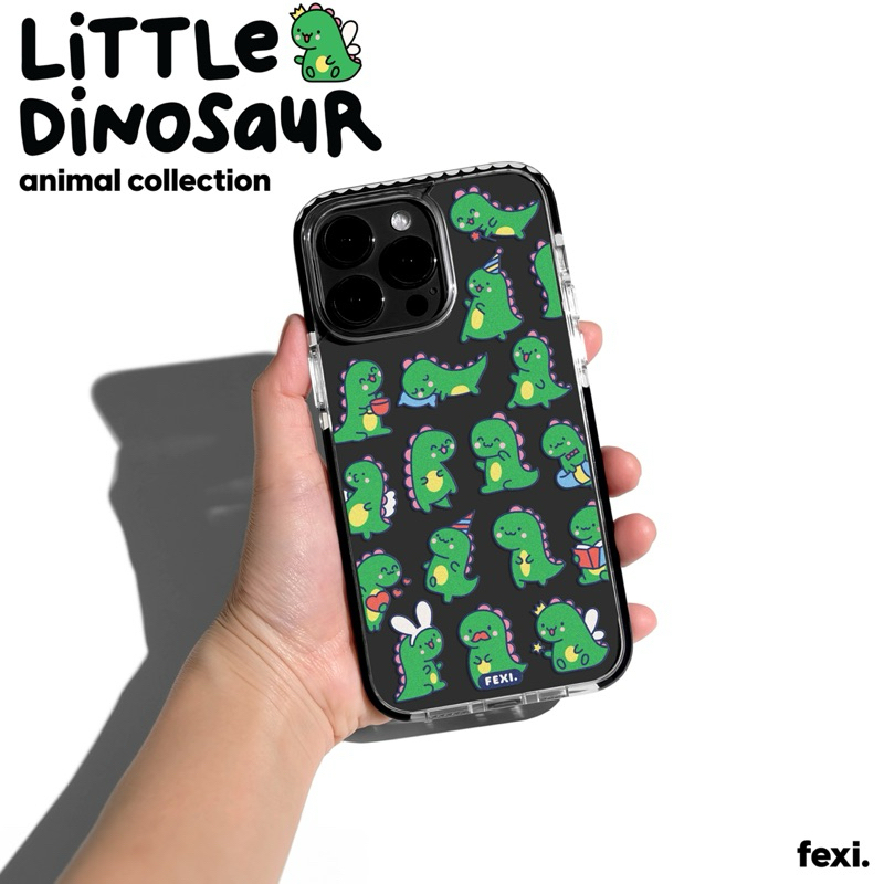 เคสไอโฟน ลาย “ Little Dinosuar น้องไดโนเสาร์ “ iPhone Case for 12 - 16 series & Samsung S24 series.
