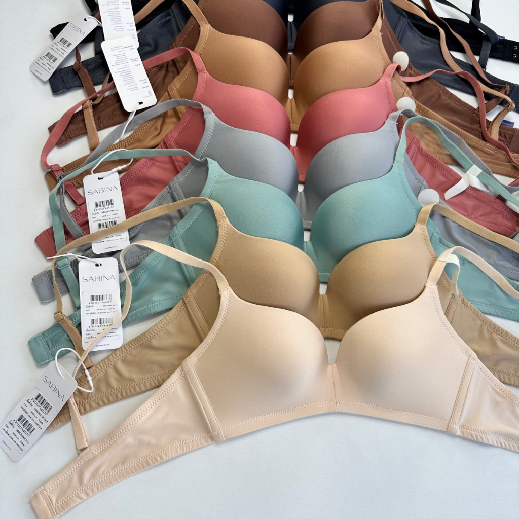 รหัส HBHN1005 HBHN1006 SABINA BRALESS เสื้อชั้นใน Invisible Wire (ไม่มีโครง) รุ่น Habpy Push VIP