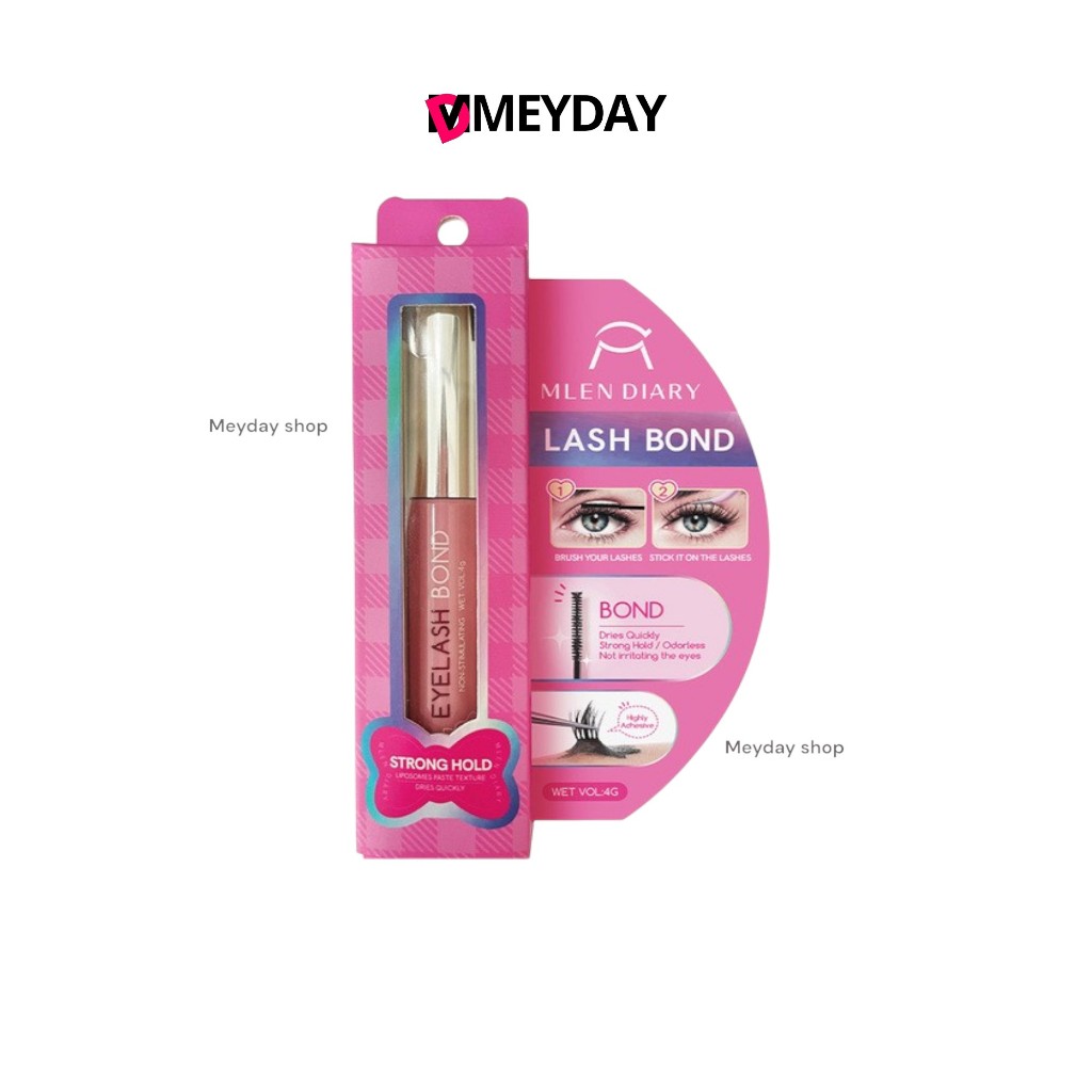 MLEN DIARY Lash Bond เอ็ม เลน ไดอารี่ แลช บอนด์ กาวติดขนตาปลอม ปริมาณ 4g