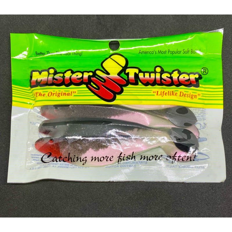 ปลายาง MISTER TWISTER 4” 5ตัว/1ซอง 1ตัวหนัก8.8กรัม