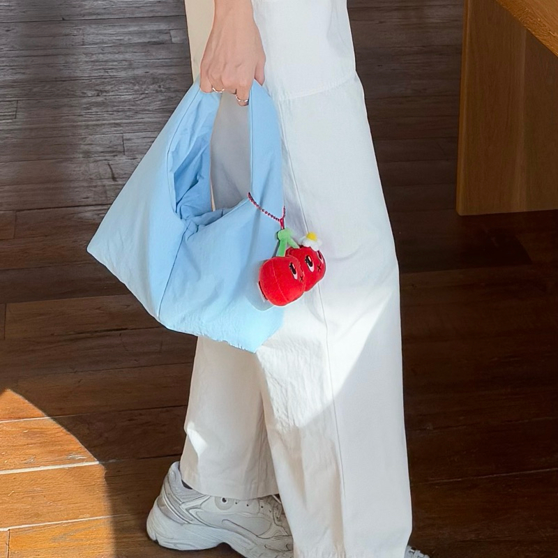 Himawari Baggu Mini Butter Bag (Nylon) - Plain Color