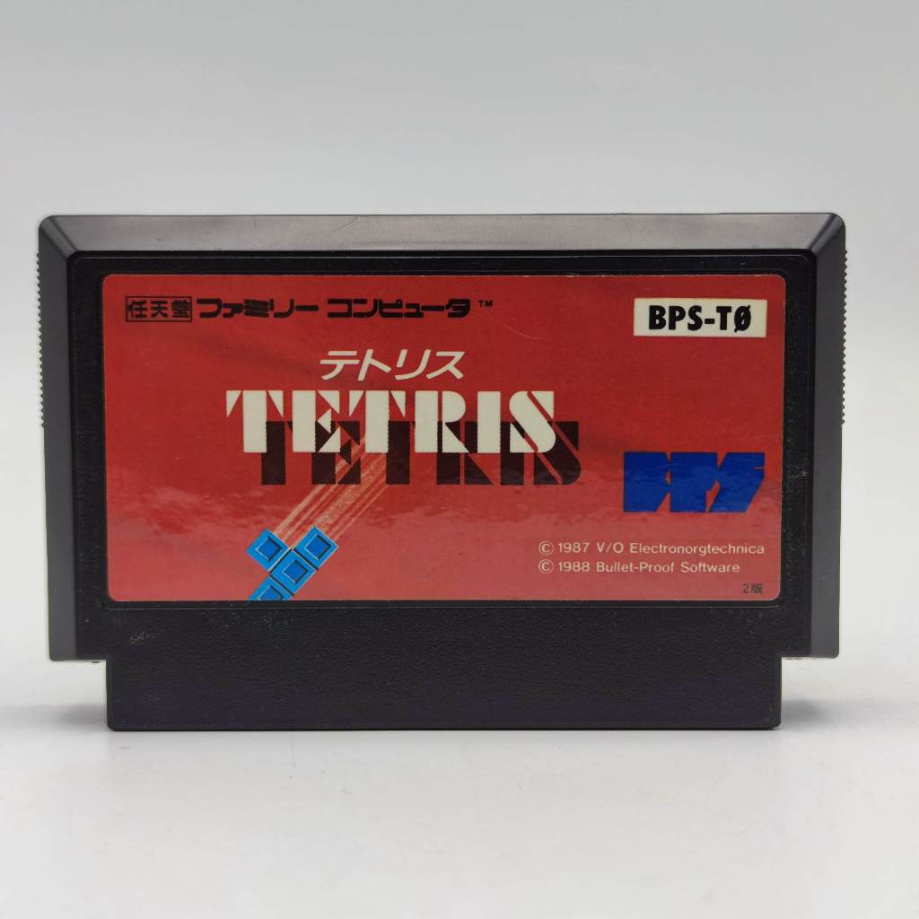 TETRIS ตลับเกม มือสอง ของแท้ เล่นได้ Nintendo Famicom FC