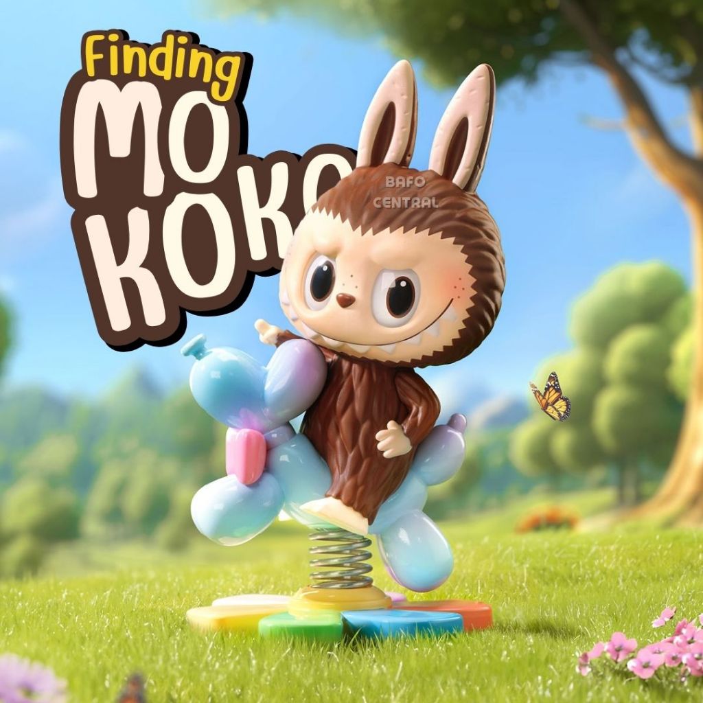 Live ** Finding MOKOKO POP MART พร้อมส่ง เสื้อแฟชั่นฤดูใบไม้ผลิ