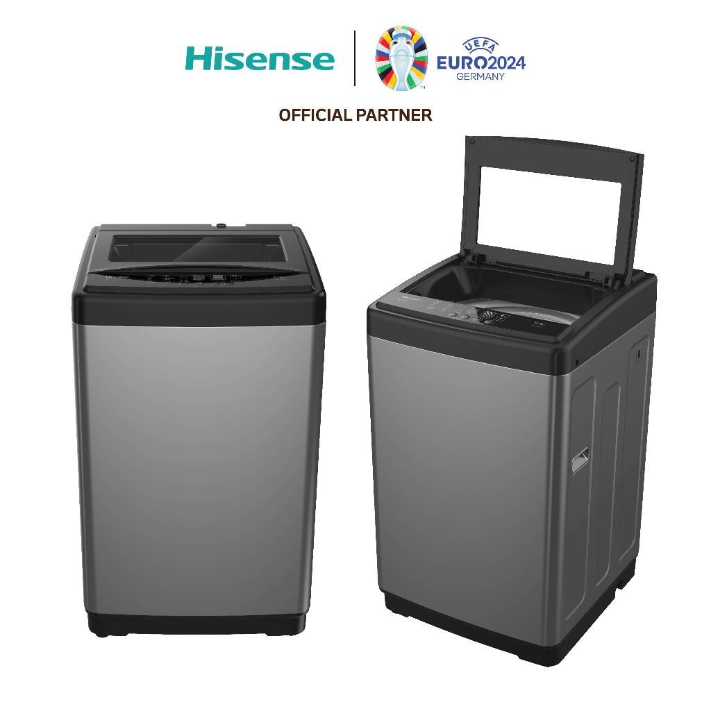 Hisense เครื่องซักผ้าฝาบน รุ่น WTJA801G เครื่องซักผ้า ฝาหน้า New  ขนาด8KG