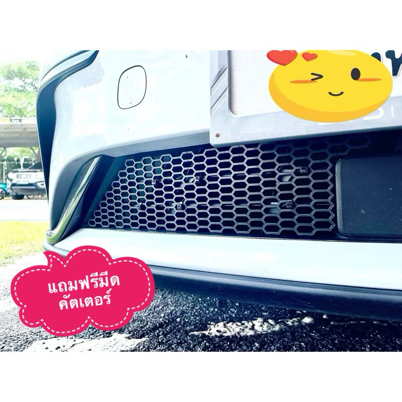ตะแกรงกันหิน BYD DOLPHIN แบบติดภายนอก แถมฟรีมีดคัตเตอร์ตในชุดพร้อมติเตั้งได้ทันที