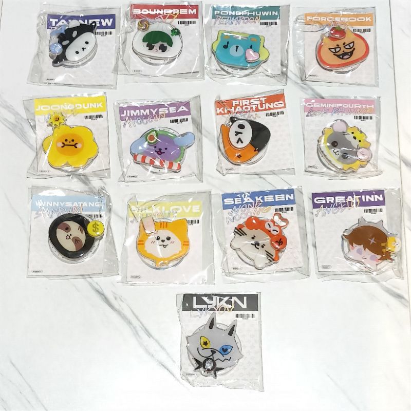 { พร้อมส่ง} GMMTV Spinner Griptok | Paody | Permpoon | Tomafox | Look Khunnoo | Samruay | Nong Nooong | Angelo | LYKYOU