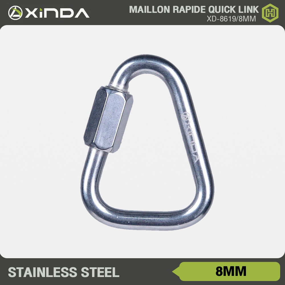 Xinda ห่วงเซฟตี้ทรงสามเหลี่ยม ขนาด 8 MM. รหัส XD-8619