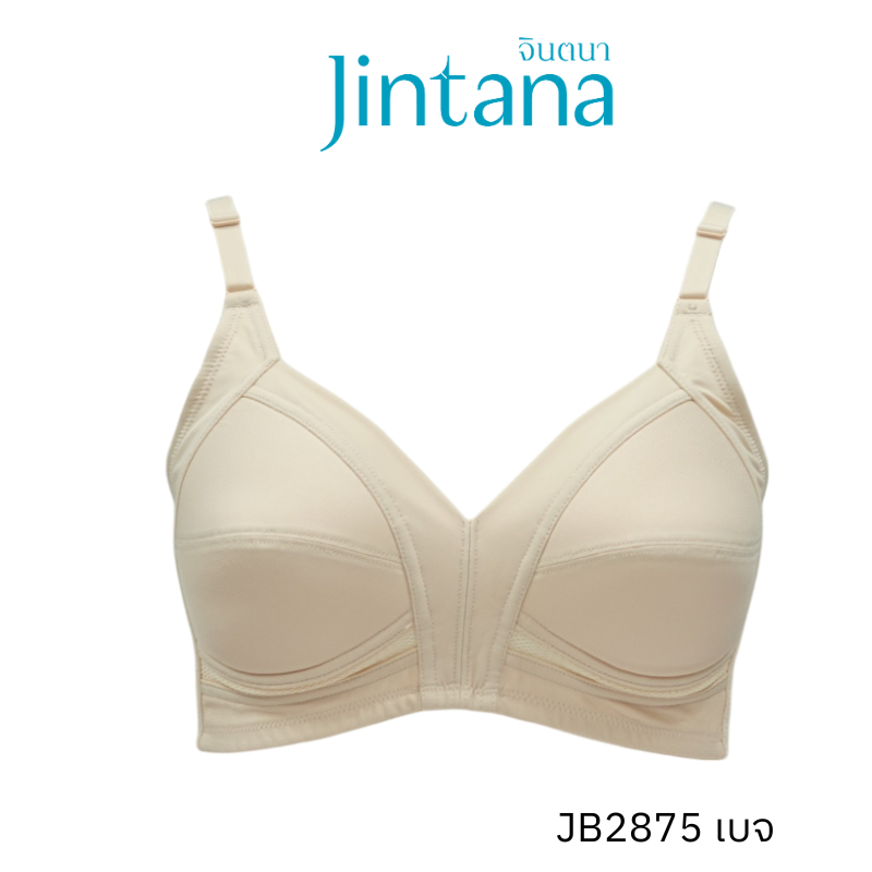 Jintana เสื้อชั้นใน (ไม่เสริมโครง) Wireless Fit รหัส JB2875 (คัพB,C)