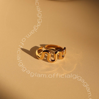gigaglam wave ring (R6) แหวนเกลียวคลื่น
