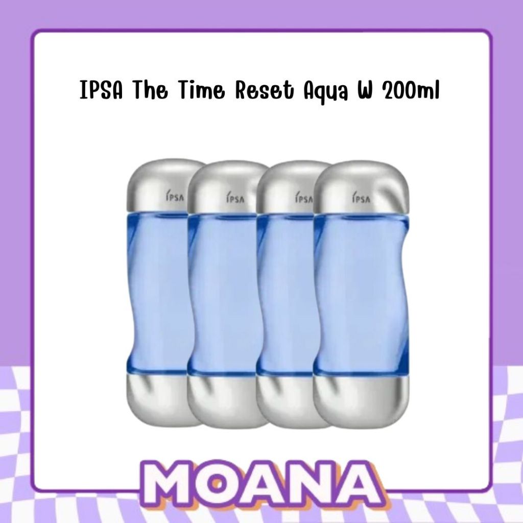 🦄ของแท้พร้อมส่ง🦄 IPSA The Time Reset Aqua W 200ml ขวดสีฟ้า 🩵