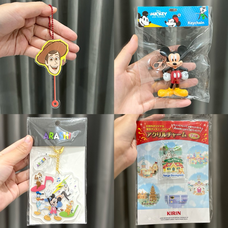 (โค้ดลด30%) พวงกุญแจ Disney จากญี่ปุ่น พร้อมส่ง