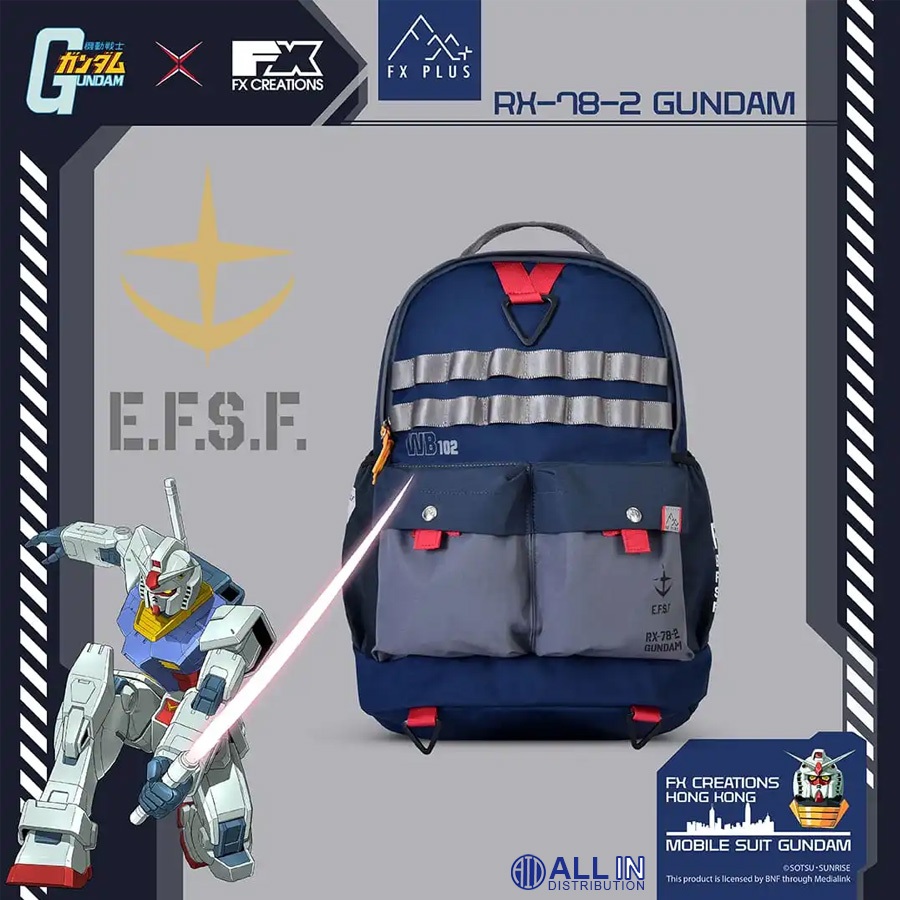 FX Creations x GUNDAM BACKPACK กระเป๋าสะพายหลังกันดั้ม RX-78-2 GUNDAM – FX PLUS BACKPACK