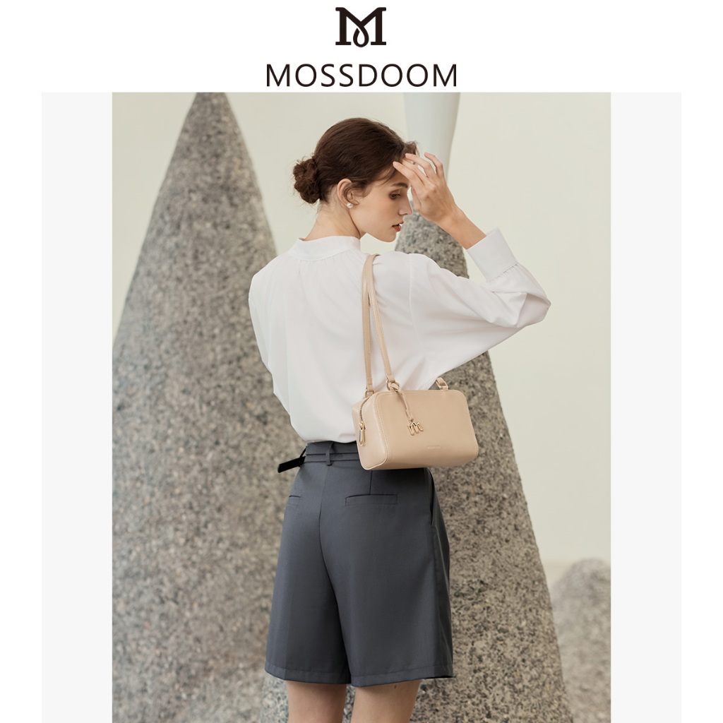 MOSSDOOM Reyna Bag กระเป๋าสะพายไหล่ผู้หญิงลำลองและเรียบง่าย