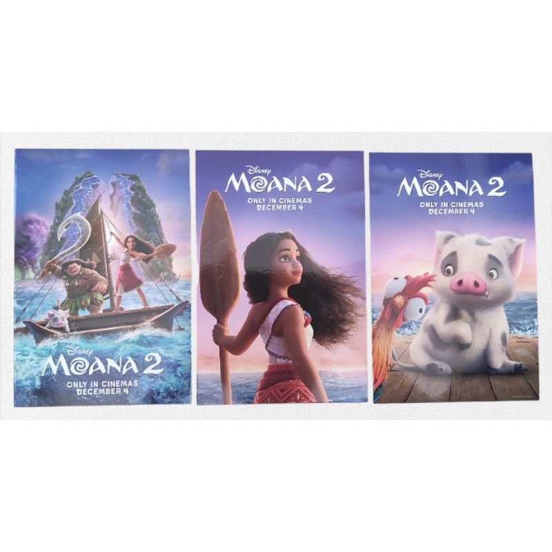 โปสการ์ด Postcard Moana 2 โมอาน่า 2 แท้จาก Major Cineplex และ SF Cinema Postcard Moana 2 ผจญภัยตำนานหมู่เกาะทะเลใต้ 2024