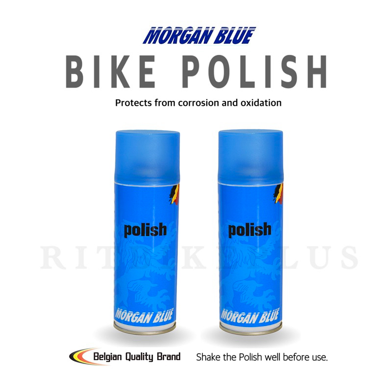 สเปรย์เคลือบเงาจักรยาน MORGAN BLUE รุ่น POLISH ขนาด 400ml.แค่พ่นแล้วเช็ดออก เคลือบเฟรมให้เงางาม