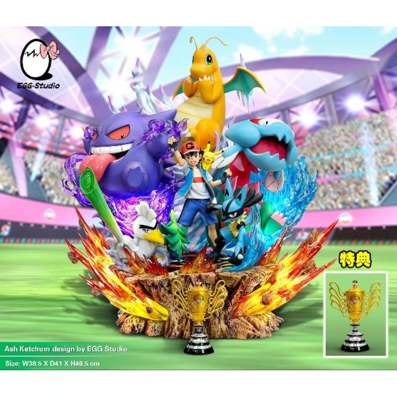 EGG Studio - Pokémon ~ " Ash Ketchum Version 2 " [ Genuine authentic GK ✅ ]