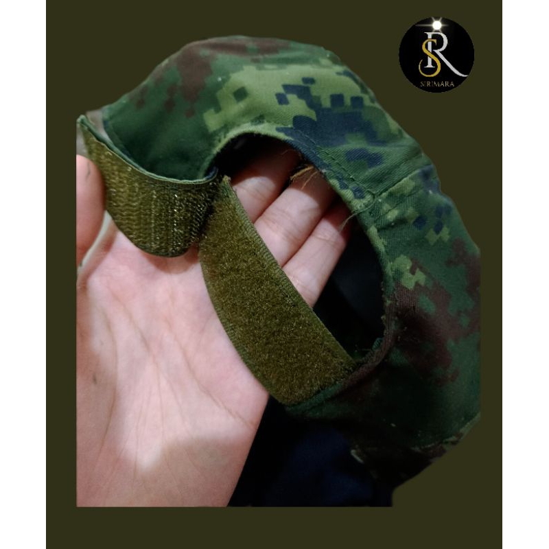 หมวกแก๊ปลายพลาง ทหาร ติดหน้าและไม่ติดหน้า หลังเป็นยางยืด และ สแนบ - รูปที่ 2