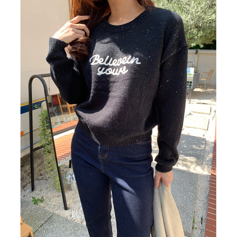 Charlotte irony| Believe in yours sweater