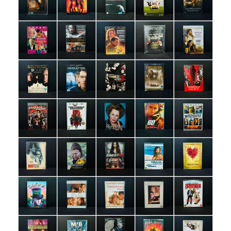 DVD ชุดที่ 20 แผ่นแท้มีไทย หรืออย่างน้อยมีซับไทยเป็นอย่างน้อย