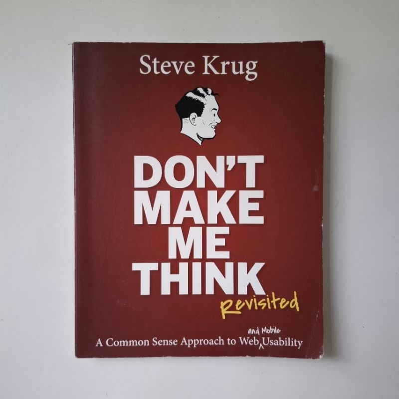 หนังสือ Don't Make Me Think - Steve Krug