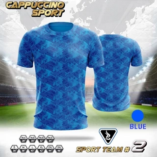 เสื้อกีฬา cappuccino Sport team #2 - Sport team #3 เสื้อกีฬา ผ้าโพลีเอสเตอร์ น้ำหนักเบา สวมใส่สบาย ระบายอากาศได้ดี