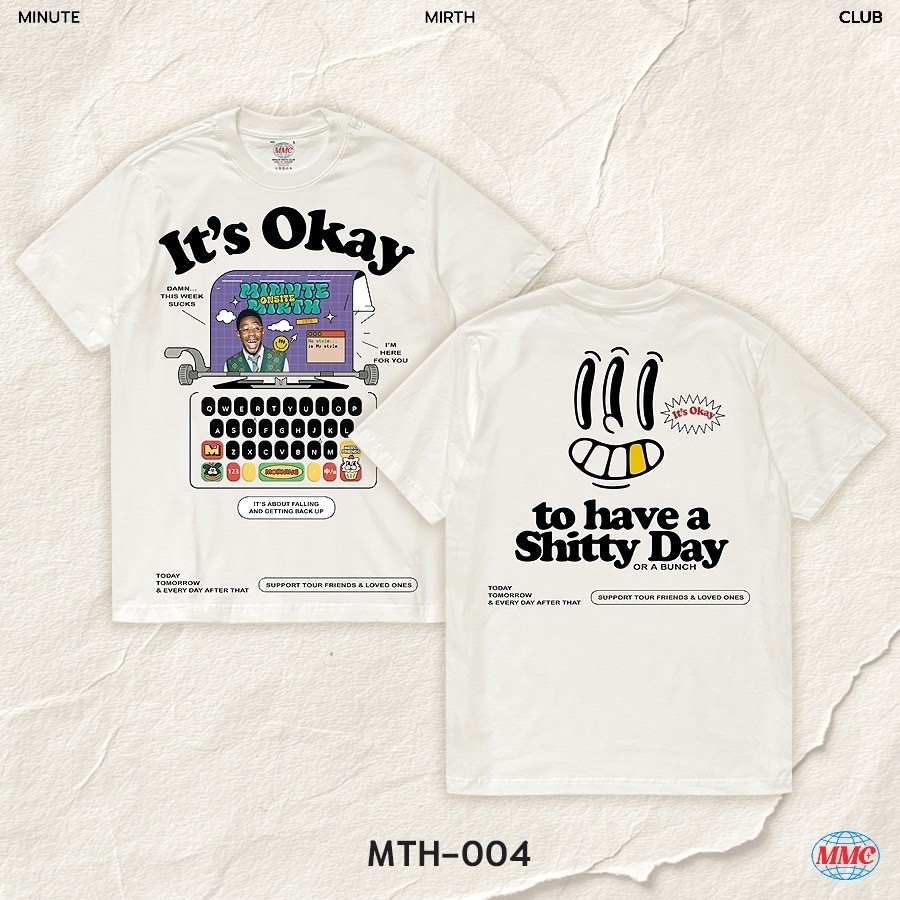 Power7 x Minute Mirth เสื้อยืดสตรีทแฟชั่น คอลเลคชั่นใหม่จากแบรนด์ Minute Mirth (MTH-004) ราคา ถูกที่สุด ดีลบีเคเค