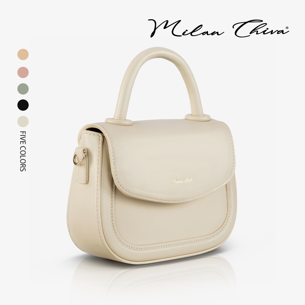Milan Chiva กระเป๋าสะพายสุภาพสตรี กระเป๋าถือ ถือคล้องมือ สำหรับผู้หญิง หนัง PU